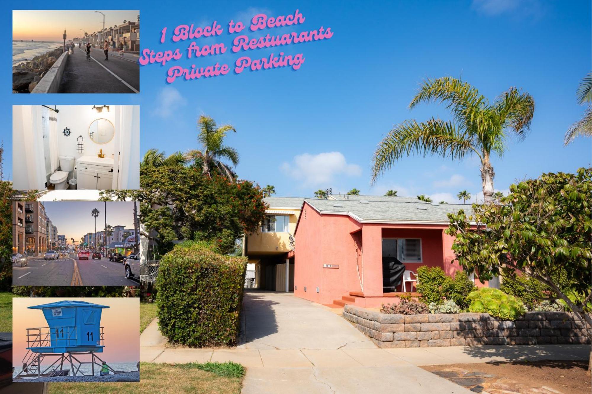 1 Block From Beach - Steps From Restaurants & Shops Oceanside Exterior foto